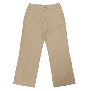 Timberland Stratham Issue Pants Mens 34x30 Tan Straight Leg Chino Cotton Khaki